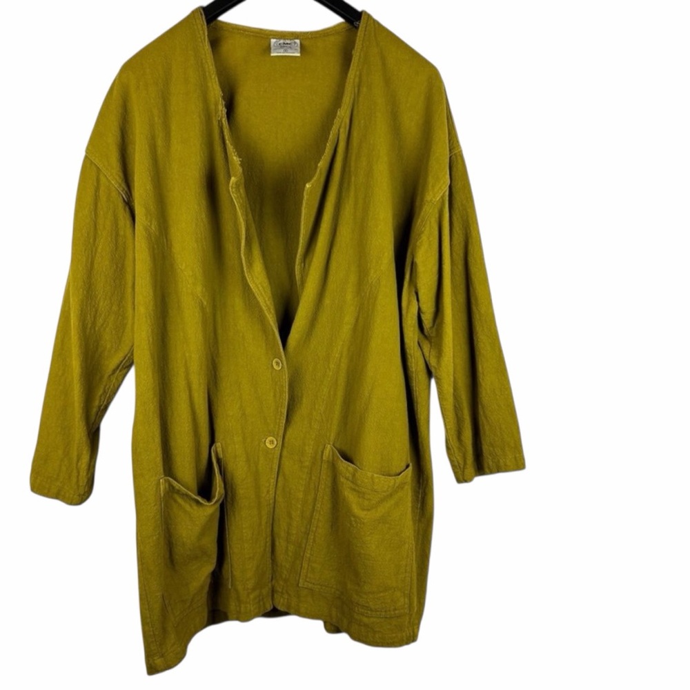 CMC color me cotton oversized textured cotton jacket size Small arttowear